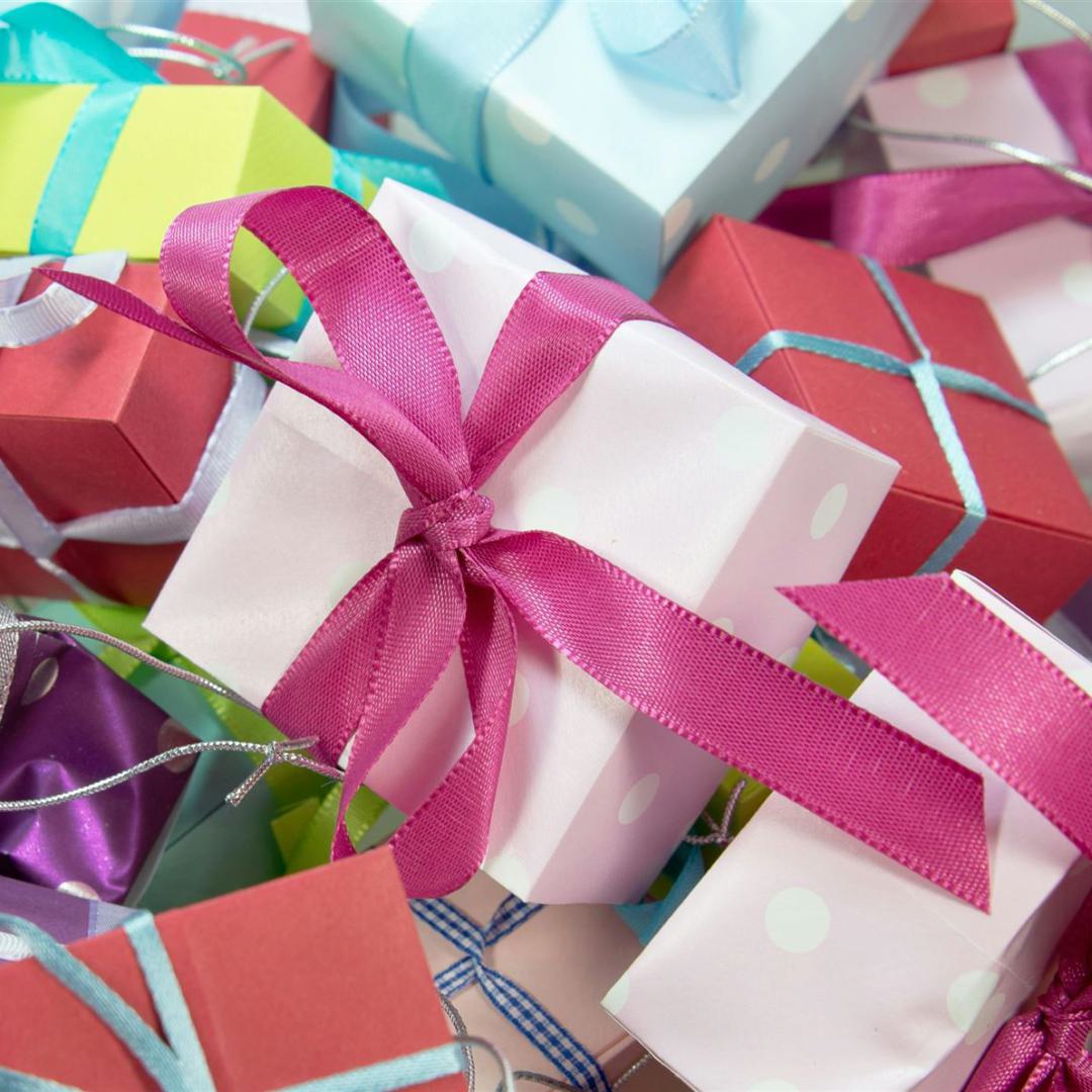 Verschiedene Farbige Geschenkboxen